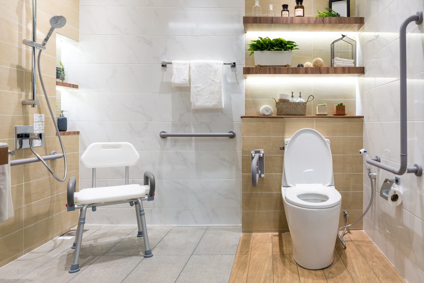 Rénovation de salle de bain PMR Martigues